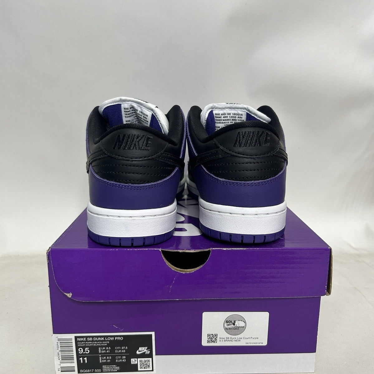 Nike SB Dunk Low Pro “Court Purple”