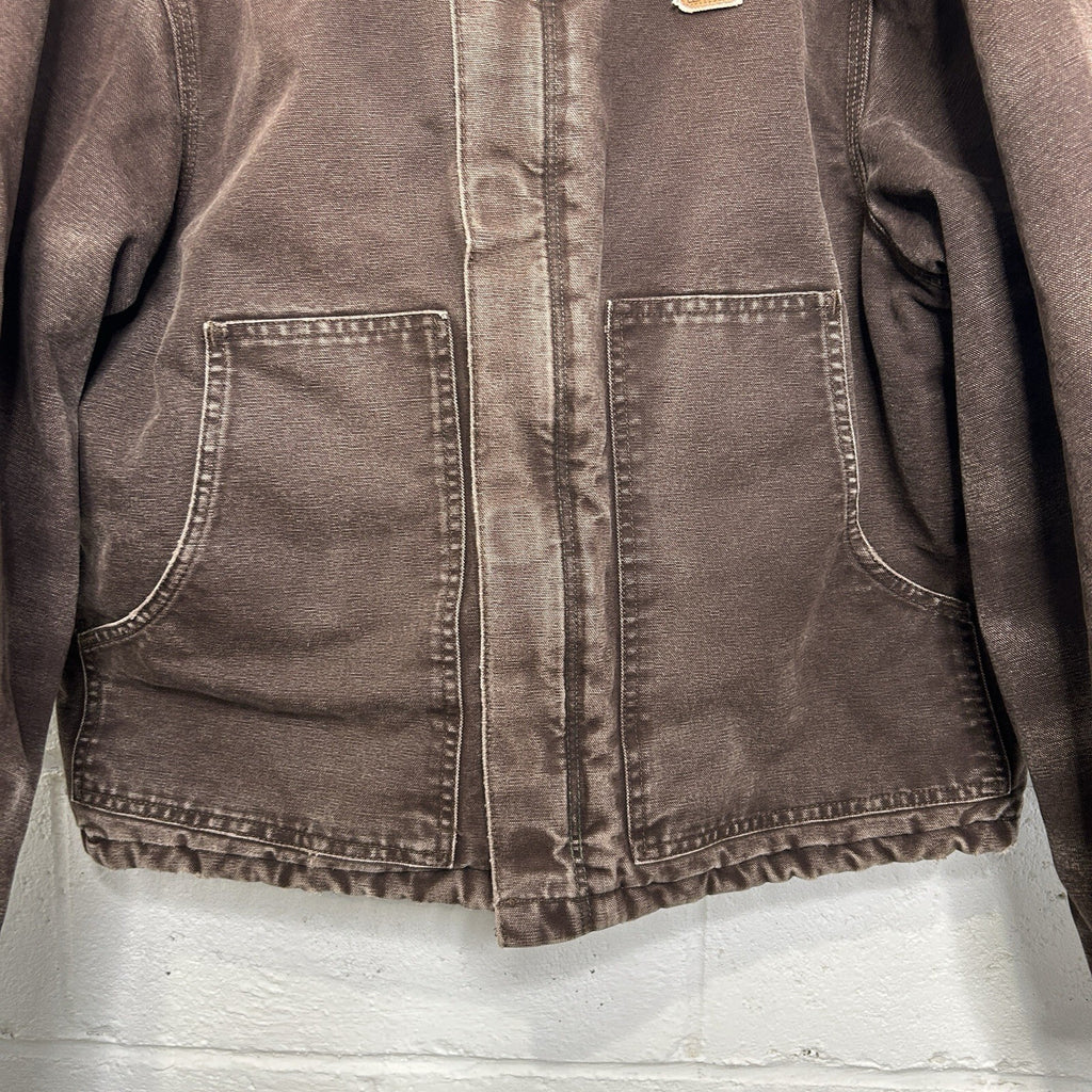 Vintage Carhartt Quilted Traditional Jacket “Dark Brown” J22 DKB Men’s Large