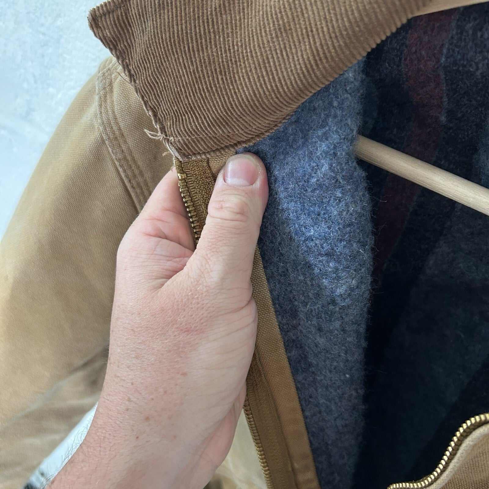 Vintage Carhartt Blanket-Lined Detroit Jacket “Brown” 6BLJ Men’s Medium