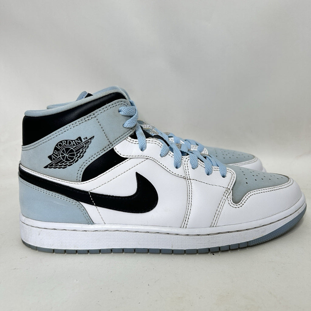Nike Air Jordan 1 Retro Mid SE "Ice Blue" DV1308-104 Men’s 10.5 Worn