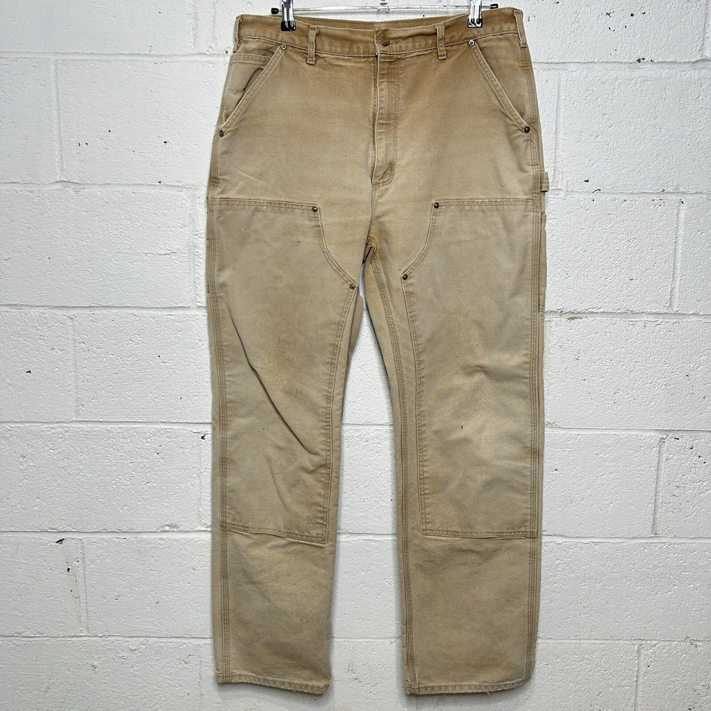 Vintage Carhartt DoubleKnee Canvas Pants “Brown” B01 BRN