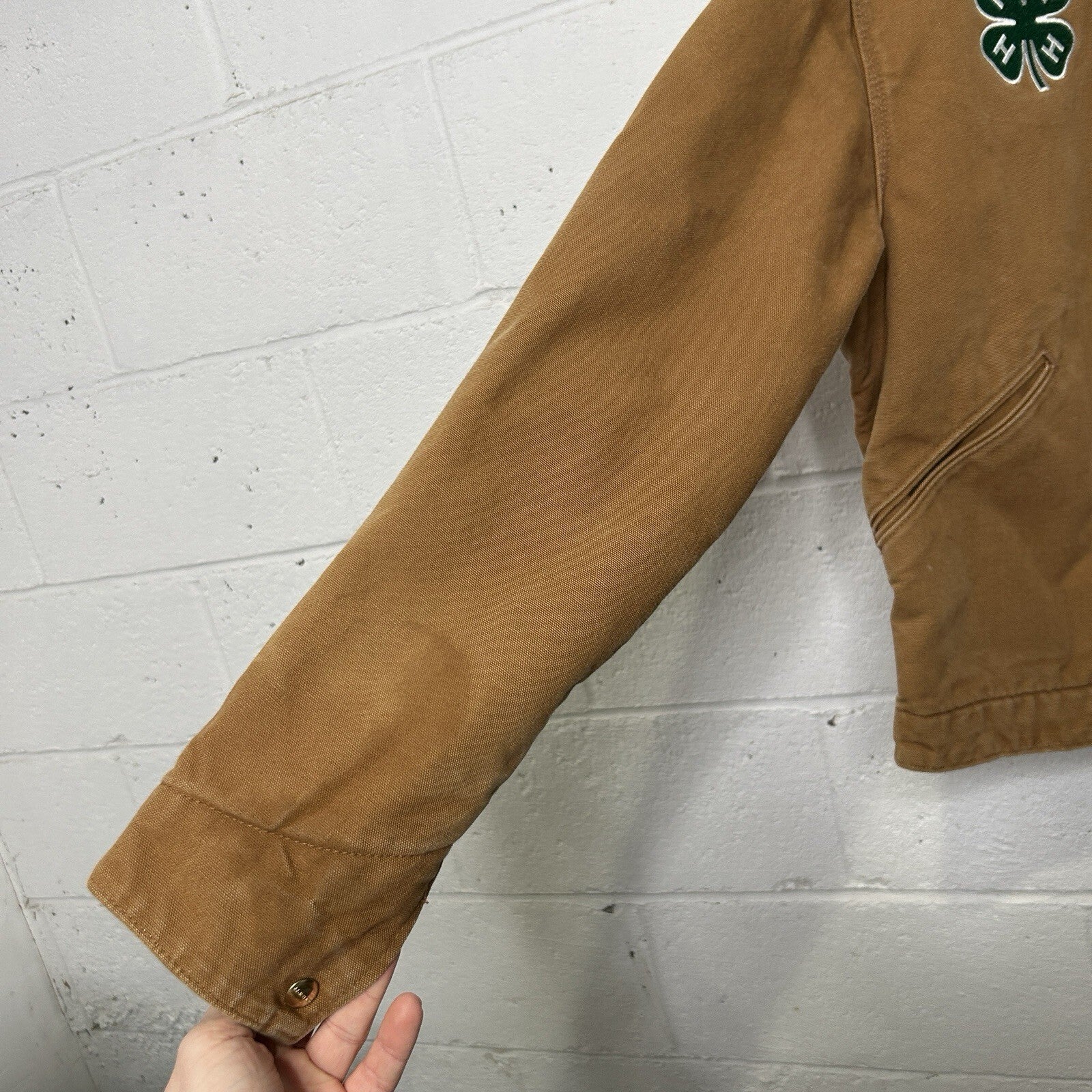 Carhartt Blanket-Lined Detroit Jacket “Brown” 4H J001 BRN Men’s Small USA