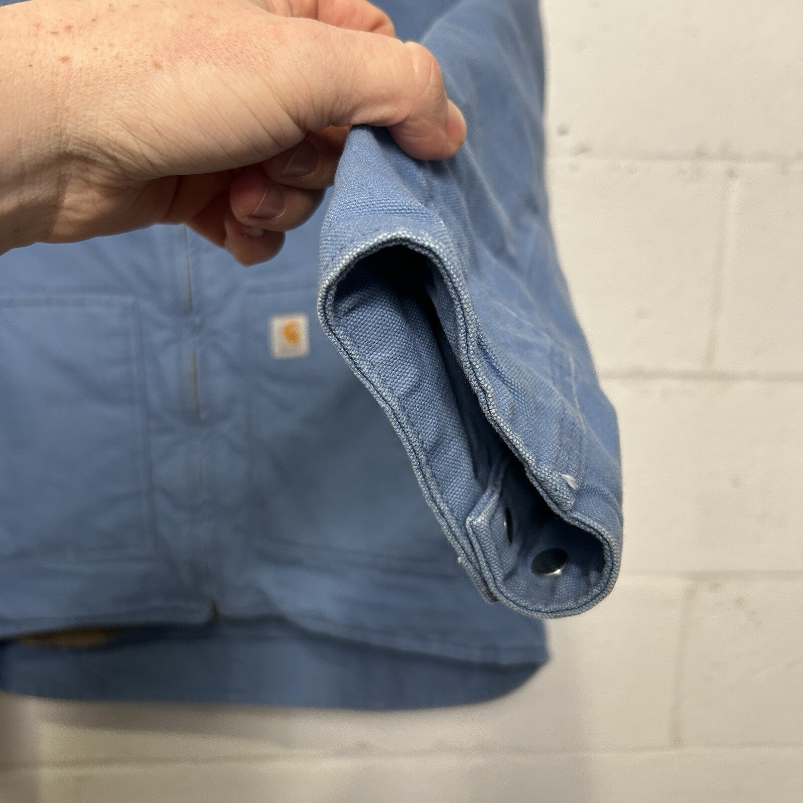 Carhartt Sherpa-Lined Canyon Jacket “French Blue” WJ022 FHB Women’s Large