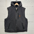 Carhartt Fleece-Lined Knoxville Hooded Vest “Shadow Grey”