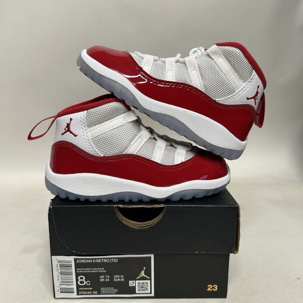 Nike Air Jordan 11 Retro TD “Cherry Red White" 2024
