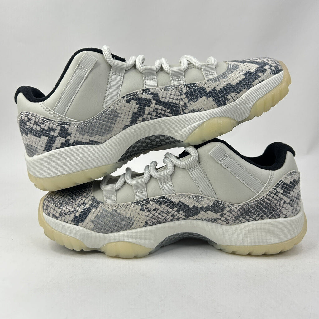 Nike Air Jordan 11 Low Retro “Light Bone Snakeskin” CD6846-002 Men’s 8 Worn