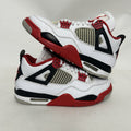 Nike Air Jordan 4 Retro OG “Fire Red” White/Black/Red DC7770-160 Men's 8 Worn