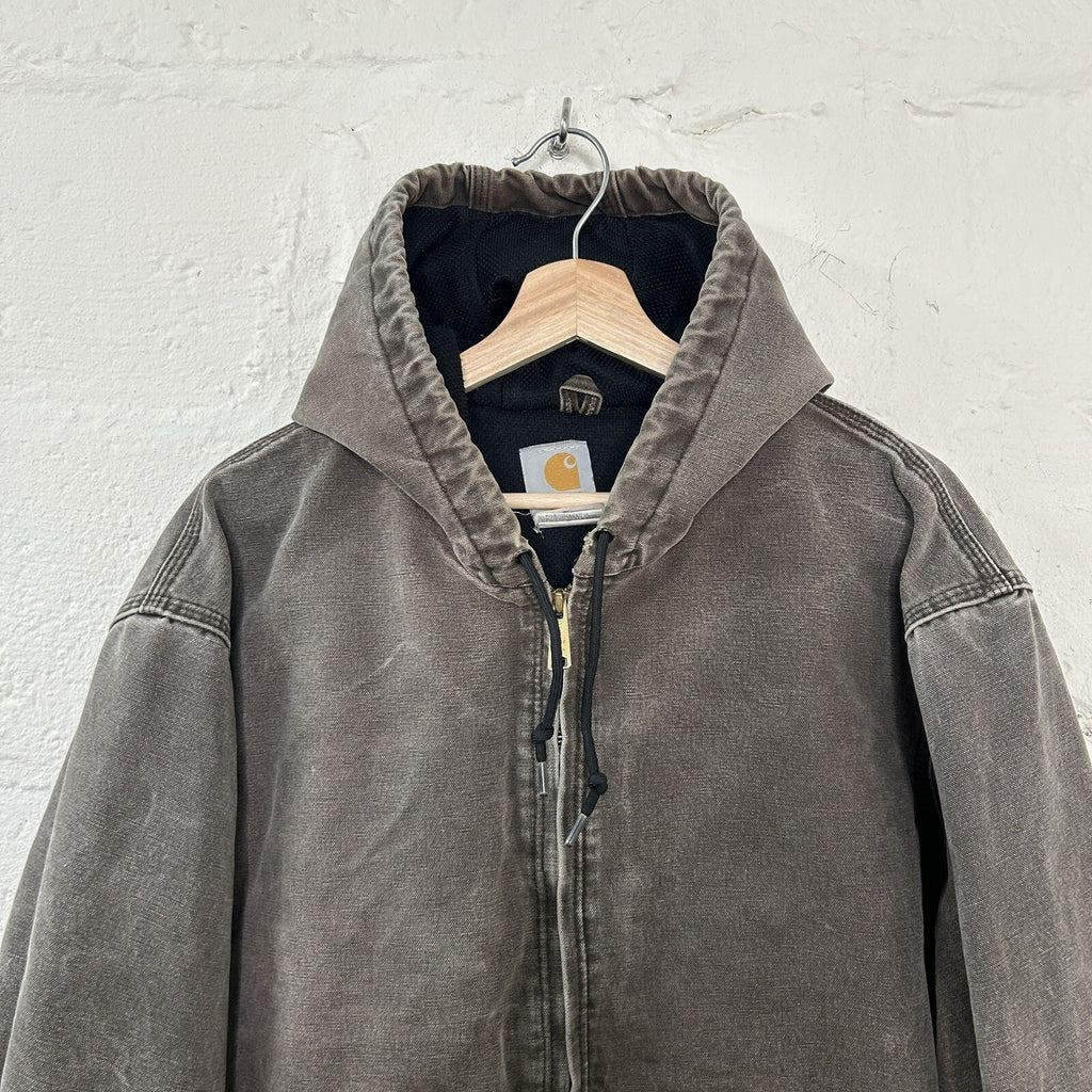 Vintage Carhartt Thermal Hooded Active Jacket “Chestnut” J25 CHT Men’s X-Large