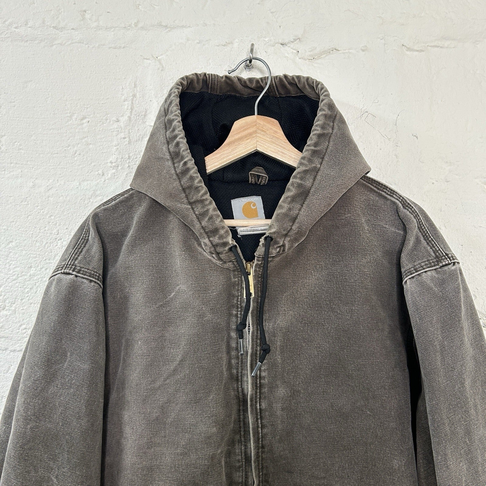 Vintage Carhartt Thermal Hooded Active Jacket “Chestnut” J25 CHT Men’s X-Large