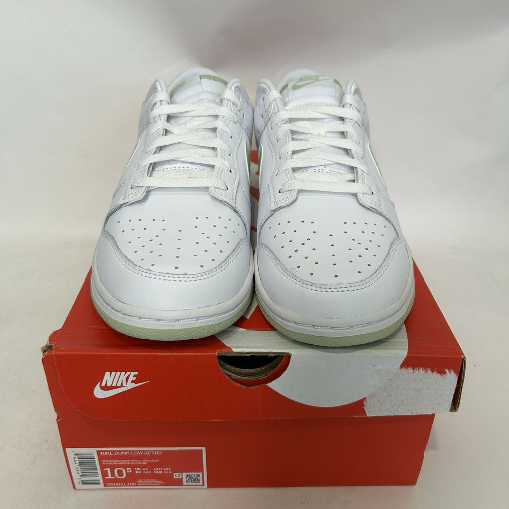 Nike Dunk Low Retro “White Honeydew Green” DV0831-105 Men's 20.5 New