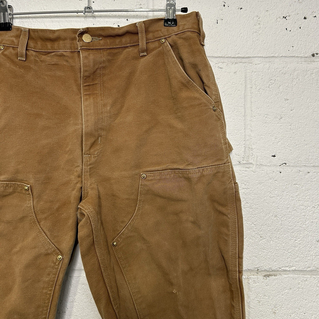 Vintage Carhartt Canvas DoubleKnee Pants “Brown” B01 BRN