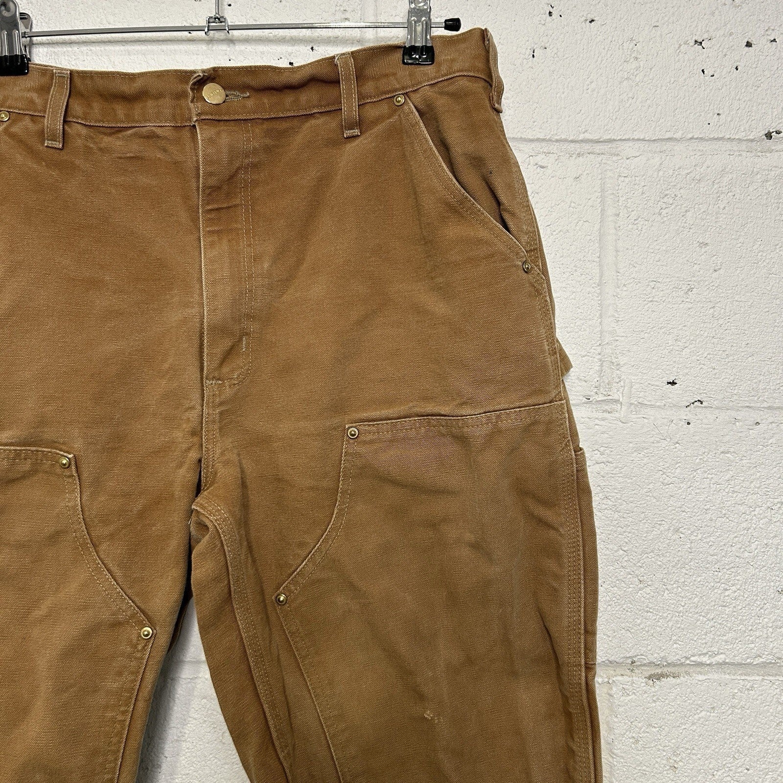 Vintage Carhartt Canvas DoubleKnee Pants “Brown” B01 BRN