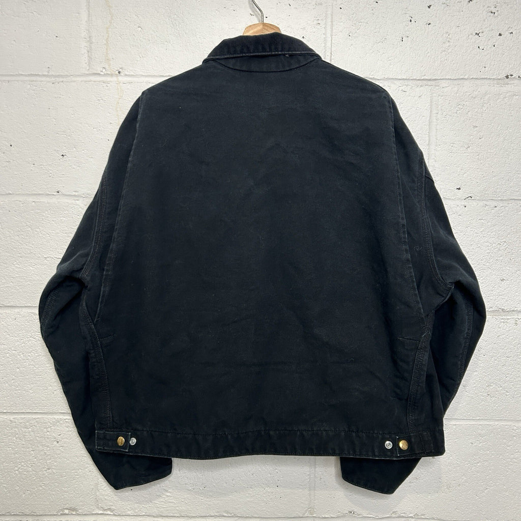Y2K Carhartt Blanket-Lined Detroit Jacket “Black” Leupold Embroidery J001 BLK