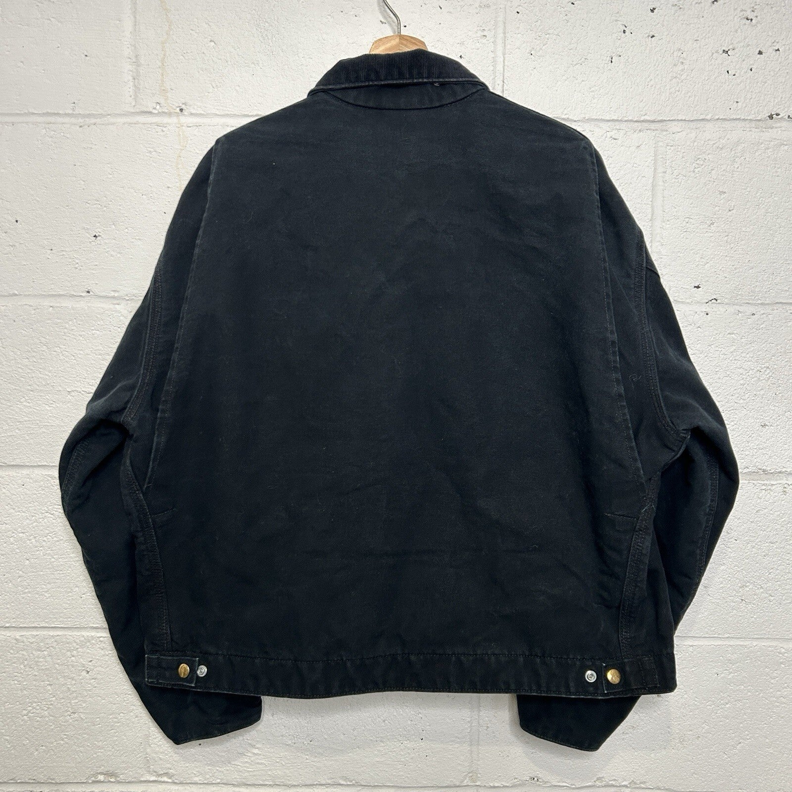Y2K Carhartt Blanket-Lined Detroit Jacket “Black” Leupold Embroidery J001 BLK