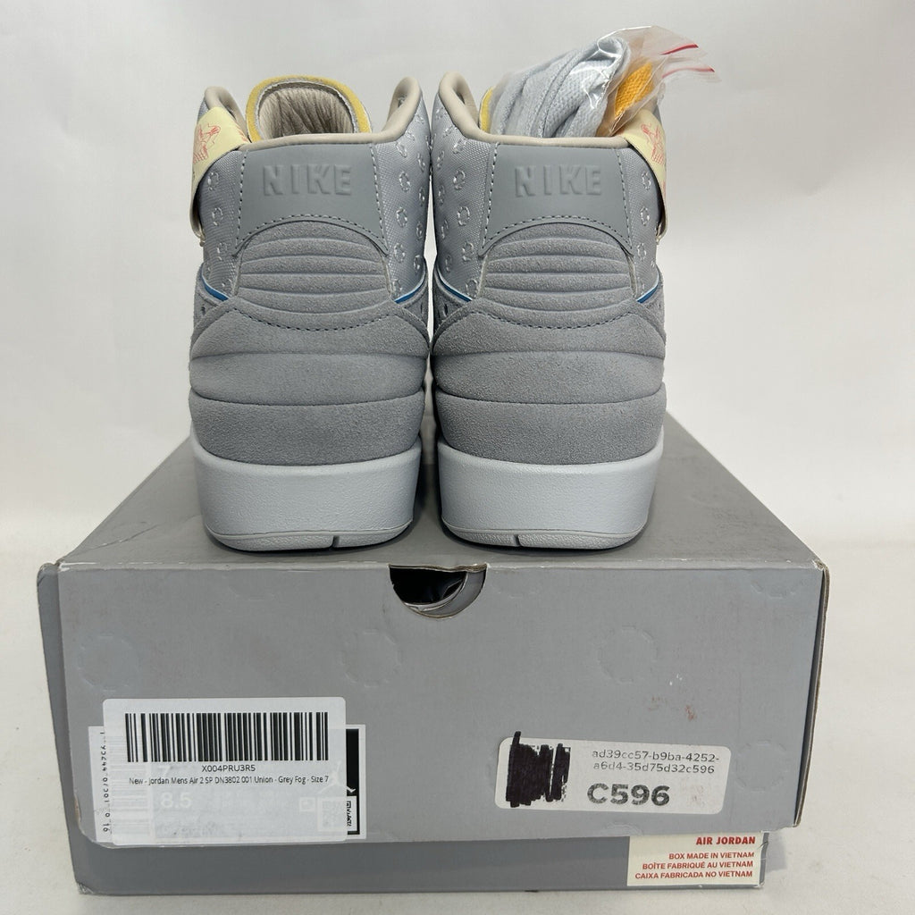 Nike Air Jordan 2 Retro SP X Union LA “Grey Fog” DN3802-001 Men’s 7/Women’s 8.5