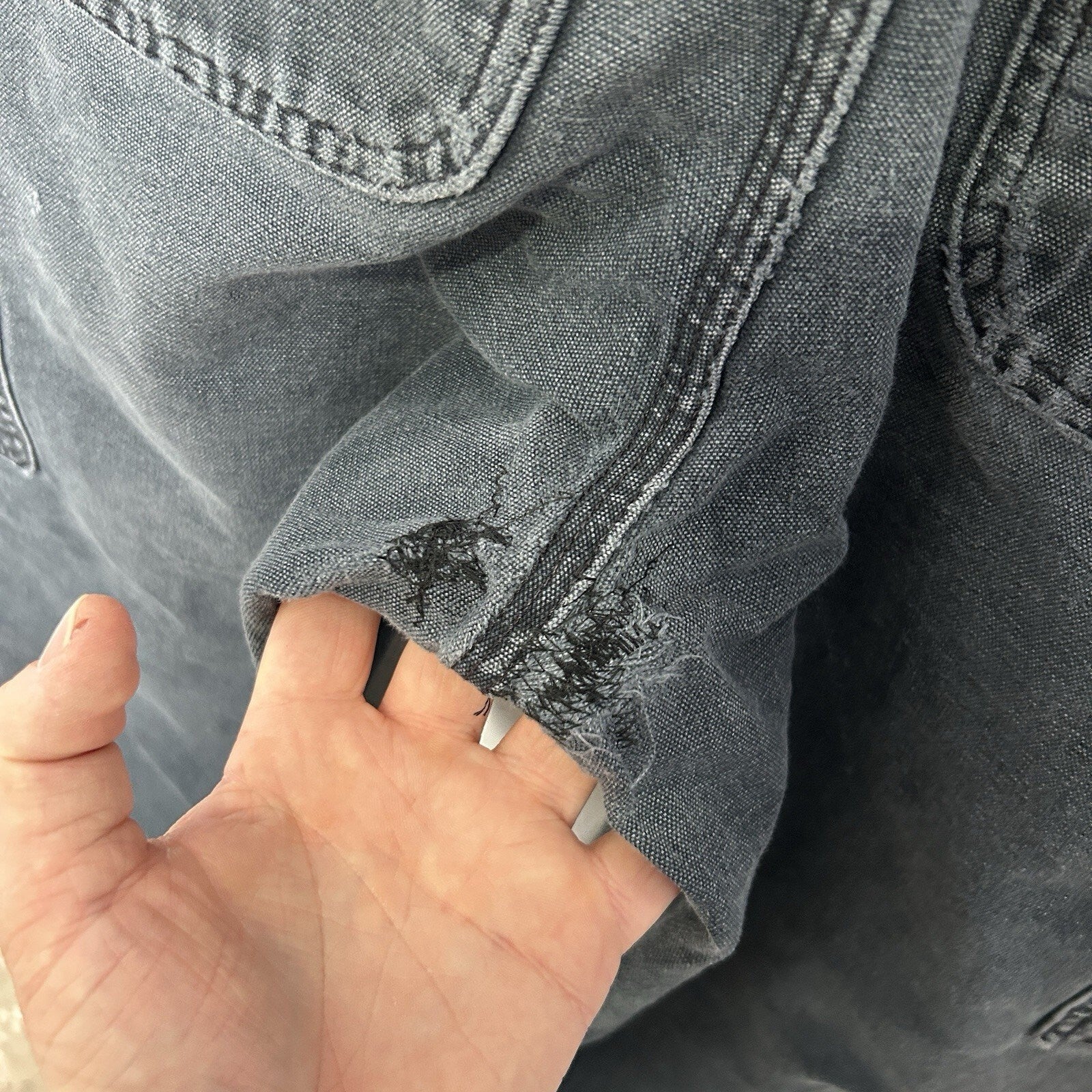 Vintage Faded Carhartt DoubleKnee Carpenter Pants “Black”