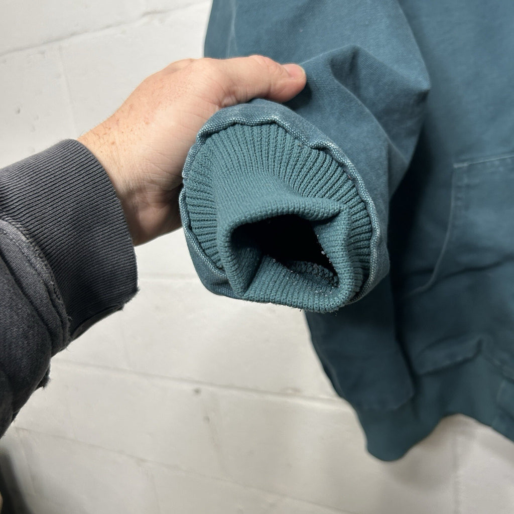Y2K Carhartt Quilted Hooded Active Jacket “Dark Teal” WJ130-443 Women’s 2XL