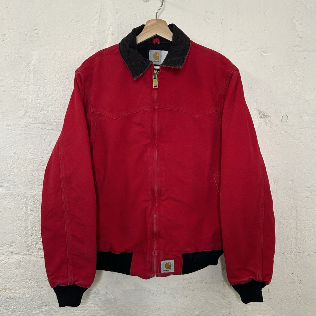 Vintage Carhartt Quilted Santa Fe Jacket “Red” J13RED/JQ2100 Men’s Medium