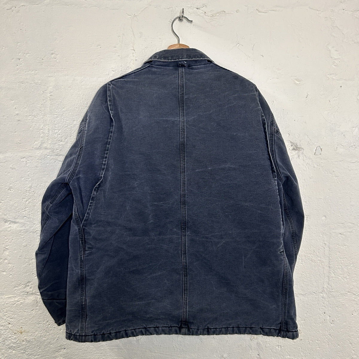 Vintage Carhartt Chore Blanket-Lined Chore Coat “Navy Blue” CB183 Men’s Large