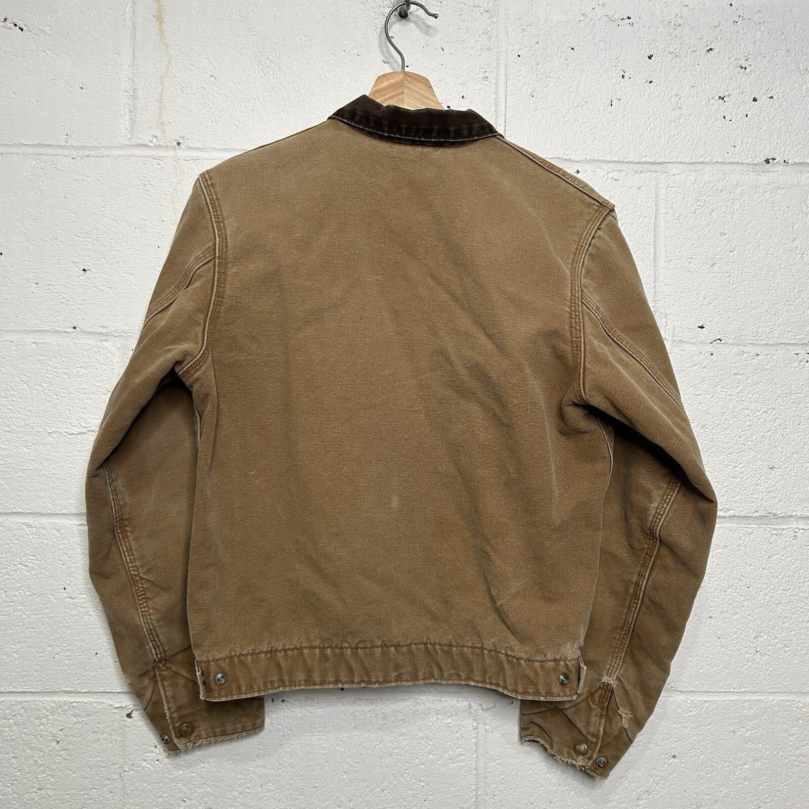 Y2K Carhartt Sherpa-Lined Detroit Jacket “Brown” YYJ97 BRN Youth XL/ Women’s XS