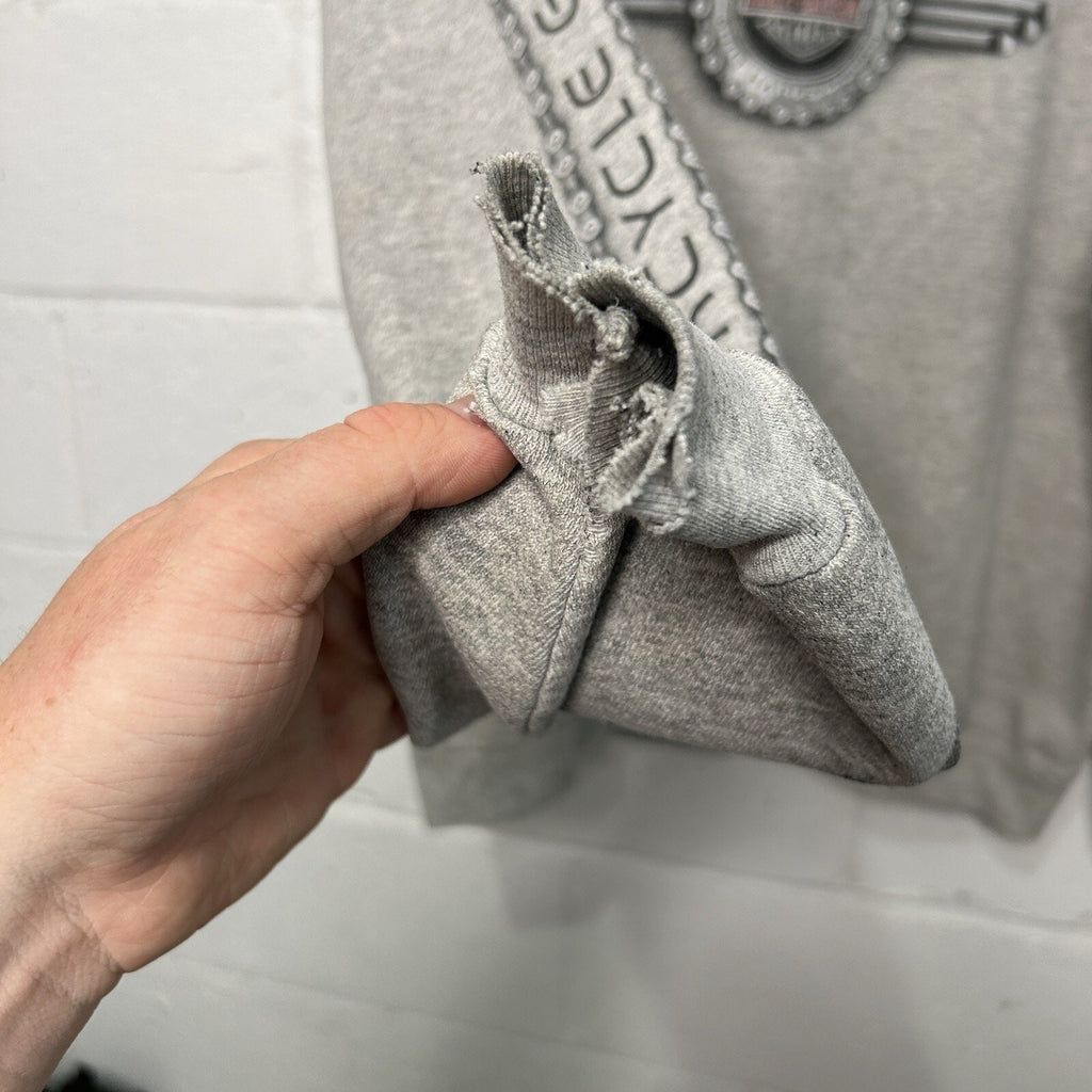 Vintage Harley-Davidson Crewneck Chains Sleeve-Hit “Grey”