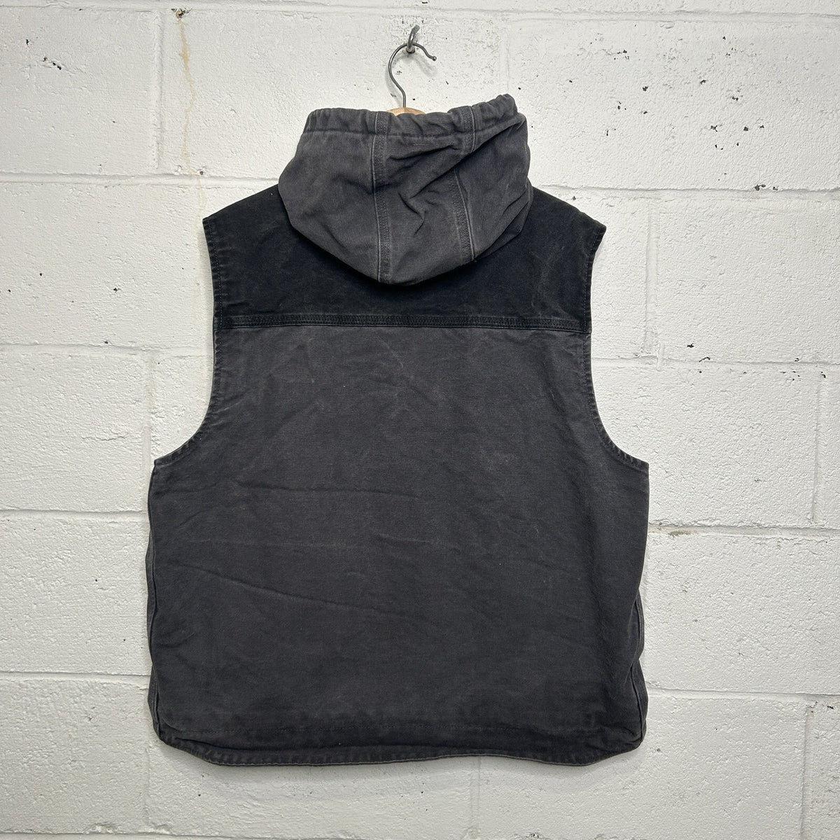 Carhartt Fleece-Lined Knoxville Hooded Vest “Shadow Grey”