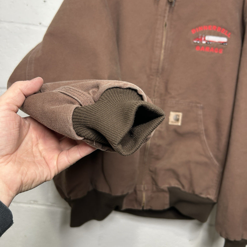 Vintage Carhartt Quilted Hooded Active Jacket “Chesnut” J269 CHT Men’s X-Large