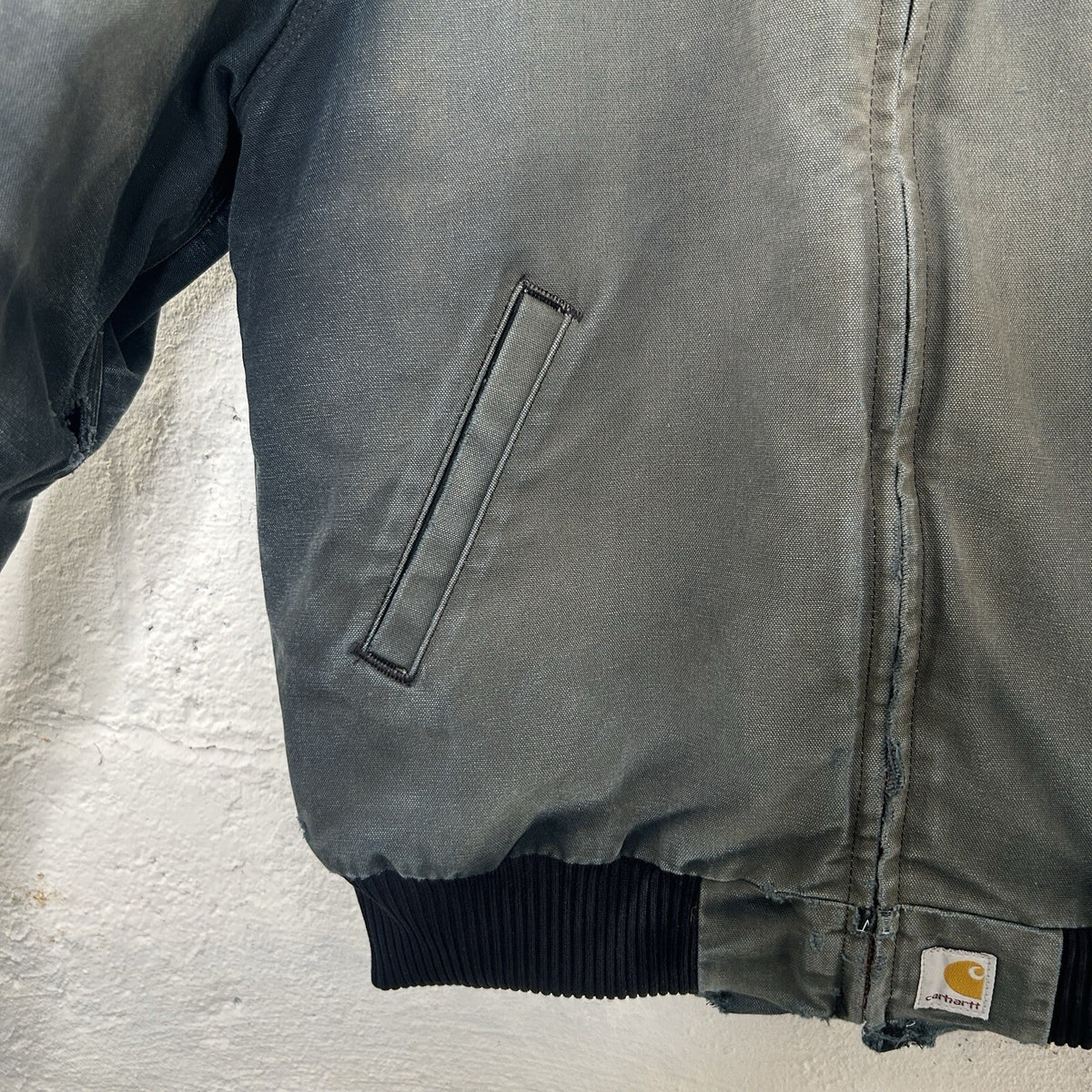Faded Vintage Carhartt Quilted Sante Fe Jacket “Black” J13 BLK Men’s Large