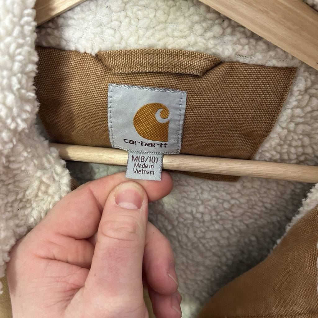 Carhartt Sherpa-Lined Wildwood Jacket “Brown” 100815-211 Women’s Medium