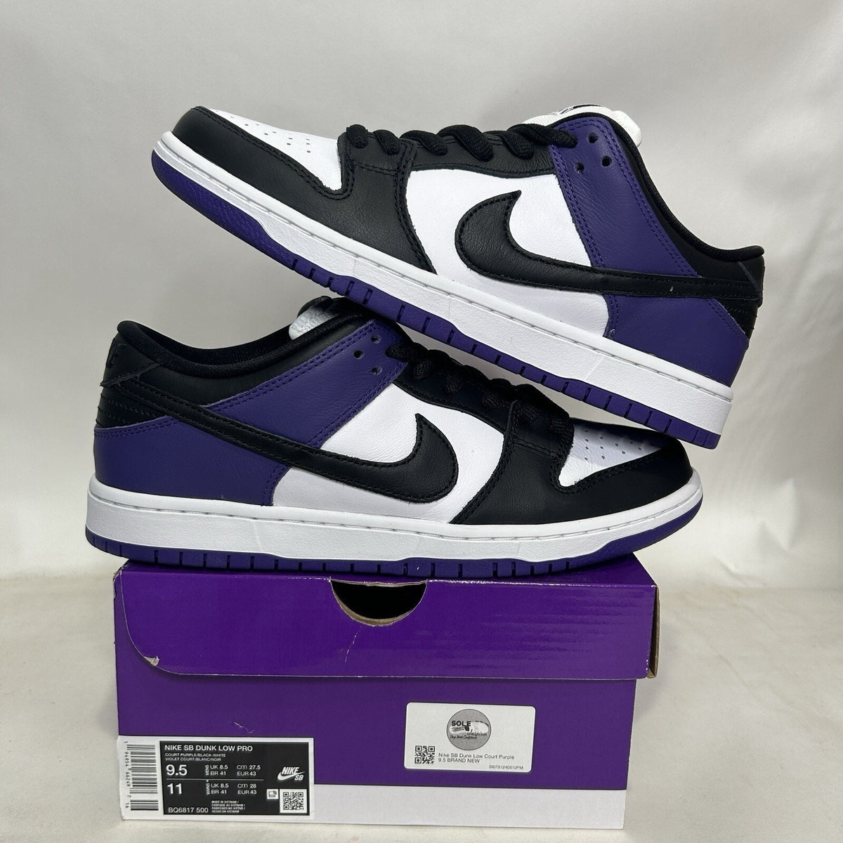 Nike SB Dunk Low Pro “Court Purple”