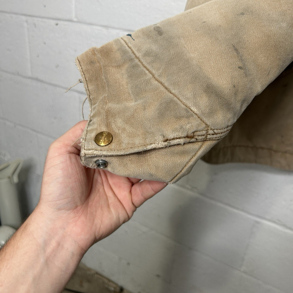 Vintage Carhartt Blanket-Lined Detroit Jacket “Brown” J01