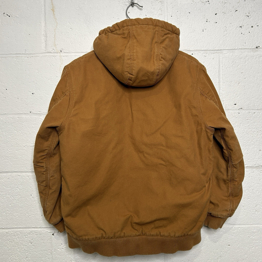 Y2K Carhartt Quilt-Lined Active Jacket “Light Brown” Youth Large/Women’s Small