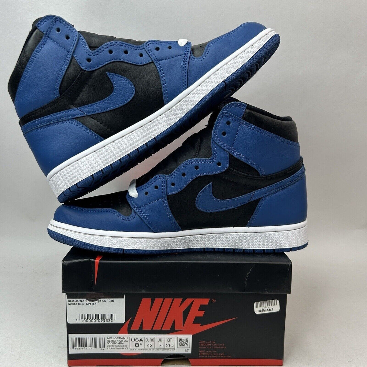 Nike Shoes Air Jordan 1 Retro High OG “Dark Marina Blue” 2024