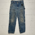 Vintage Carhartt Logger Denim DoubleKnee Pants “Darkstone”