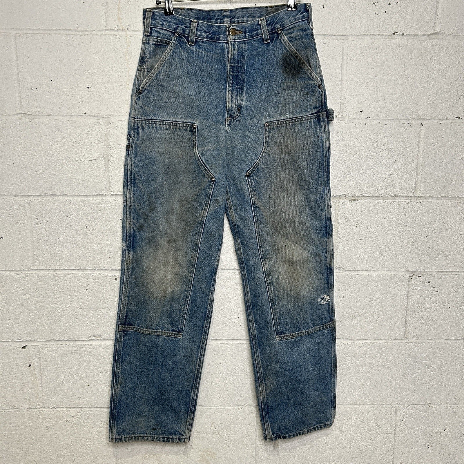 Vintage Carhartt Logger Denim DoubleKnee Pants “Darkstone”