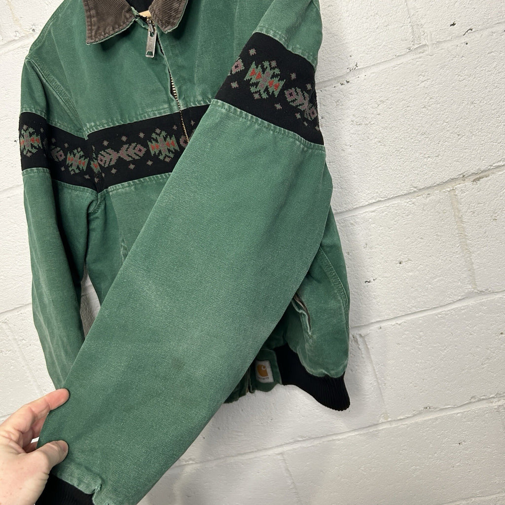 Vintage Carhartt Southwestern/Aztec Santa Fe Jacket “Cactus” JQ0458 Men’s Med