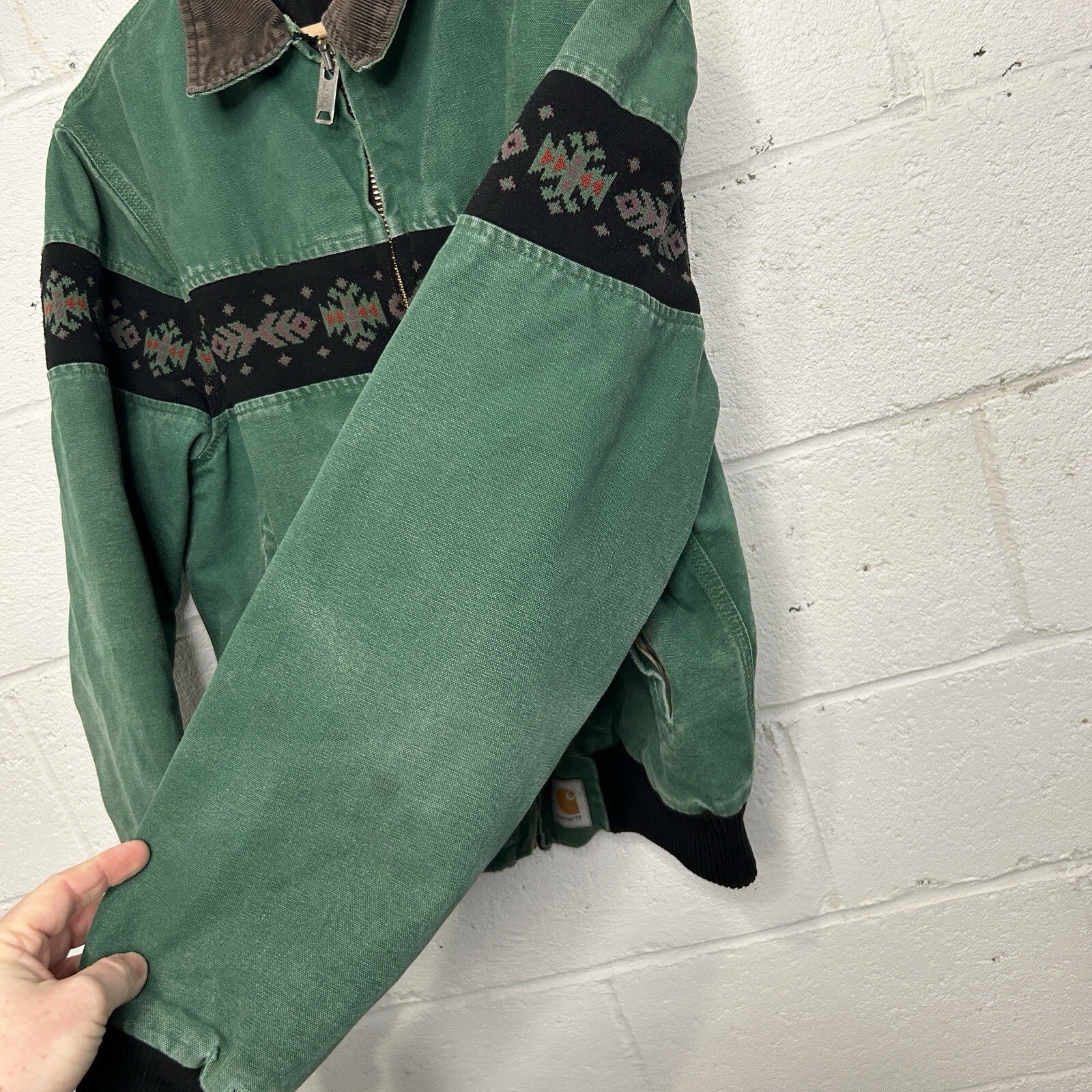 Vintage Carhartt Southwestern/Aztec Santa Fe Jacket “Cactus” JQ0458 Men’s Med