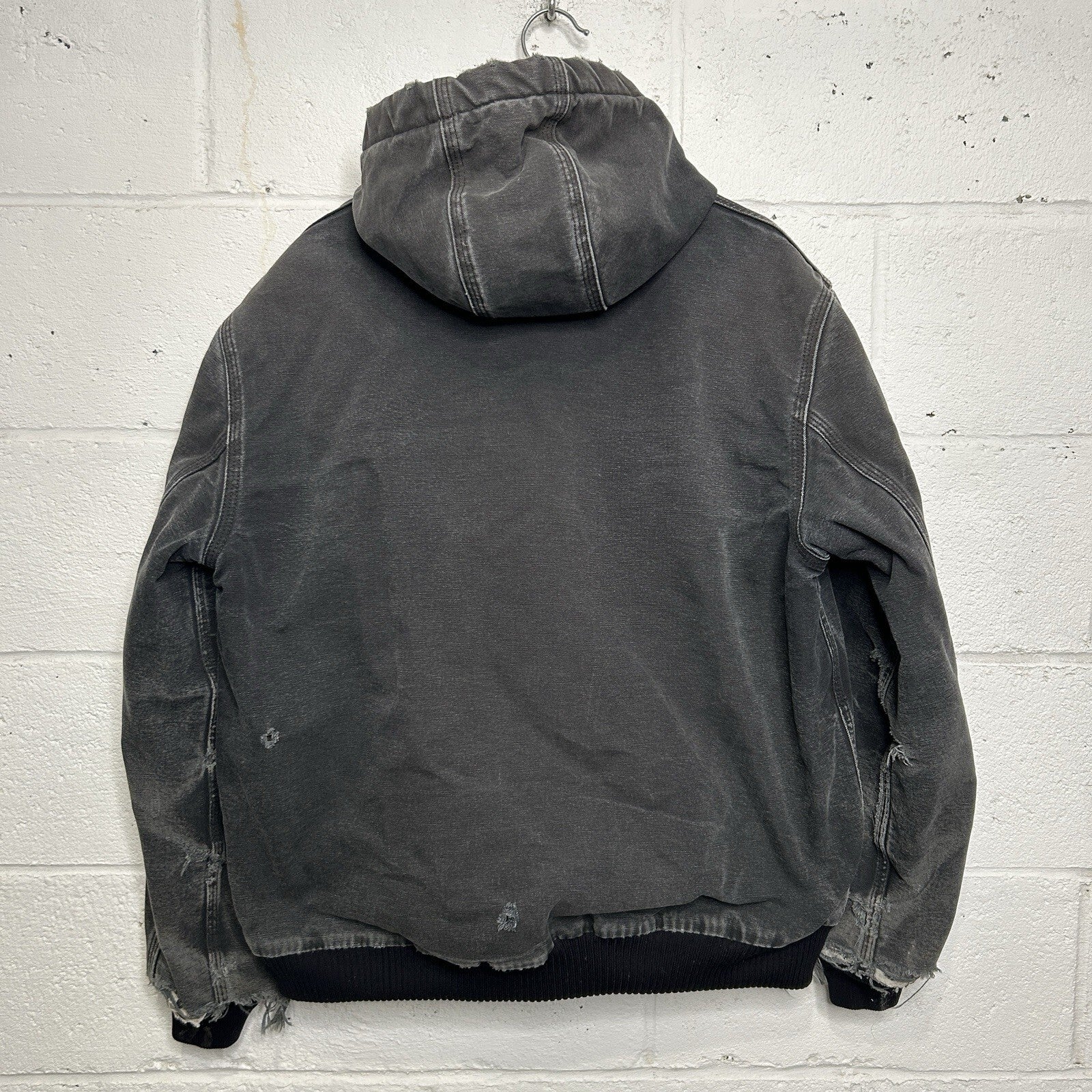 Vintage Carhartt Quilted Hooded Active Jacket “Black” J140 BLK Men’s Medium