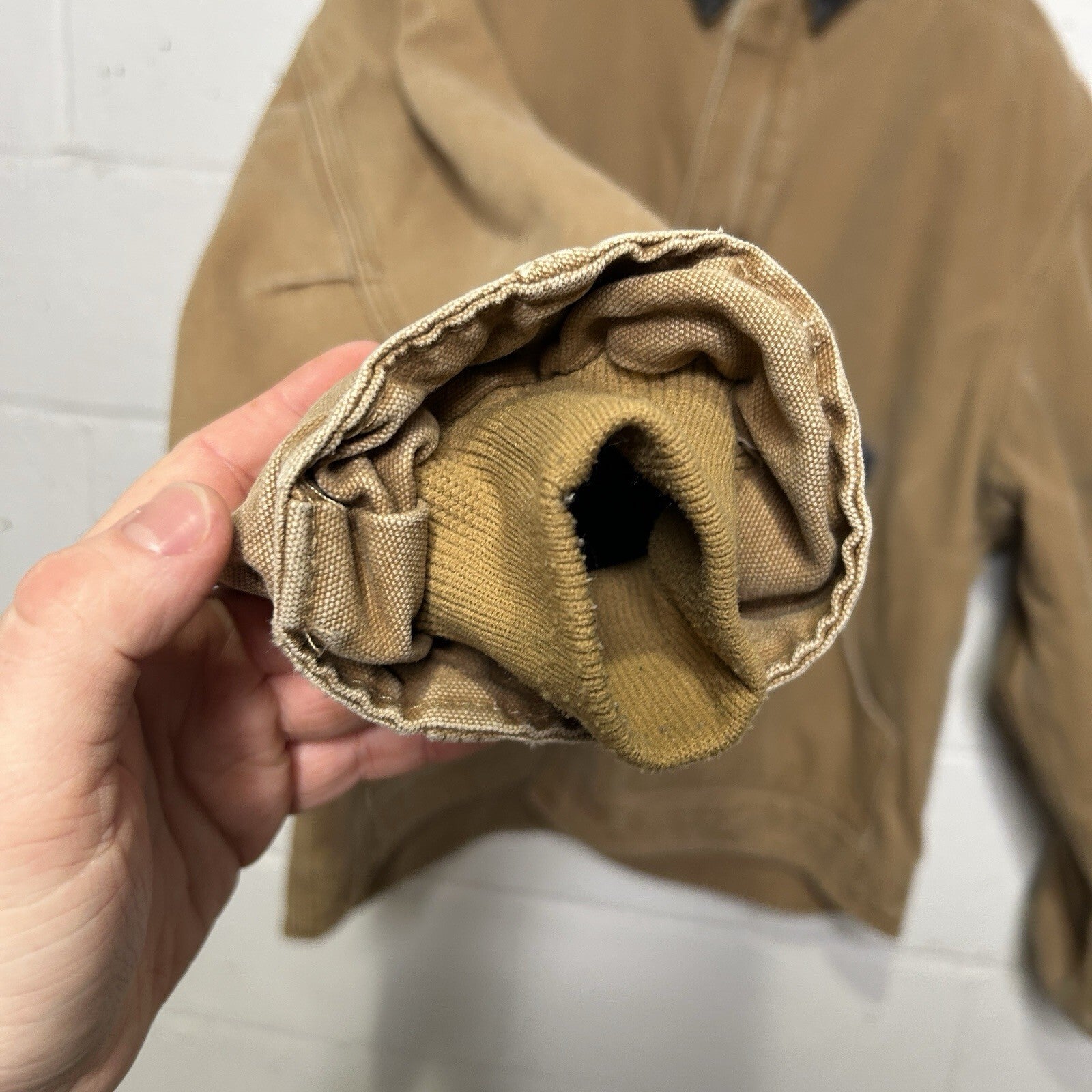 Vintage Carhartt Sherpa-Lined Dearborn Jacket “Camel/Brown” J164 CML Men’s XL
