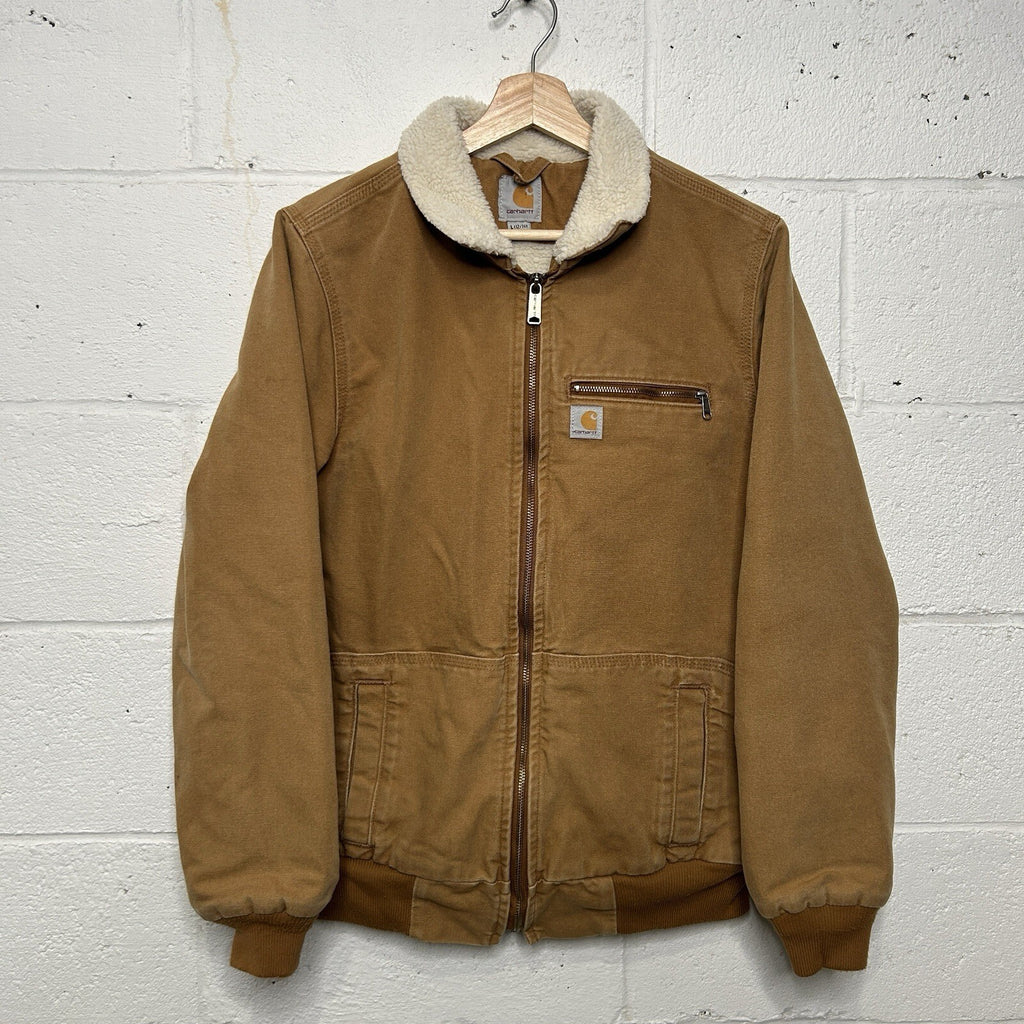 Carhartt Sherpa-Lined Wildwood Jacket “Brown” 100815-211 Women’s L