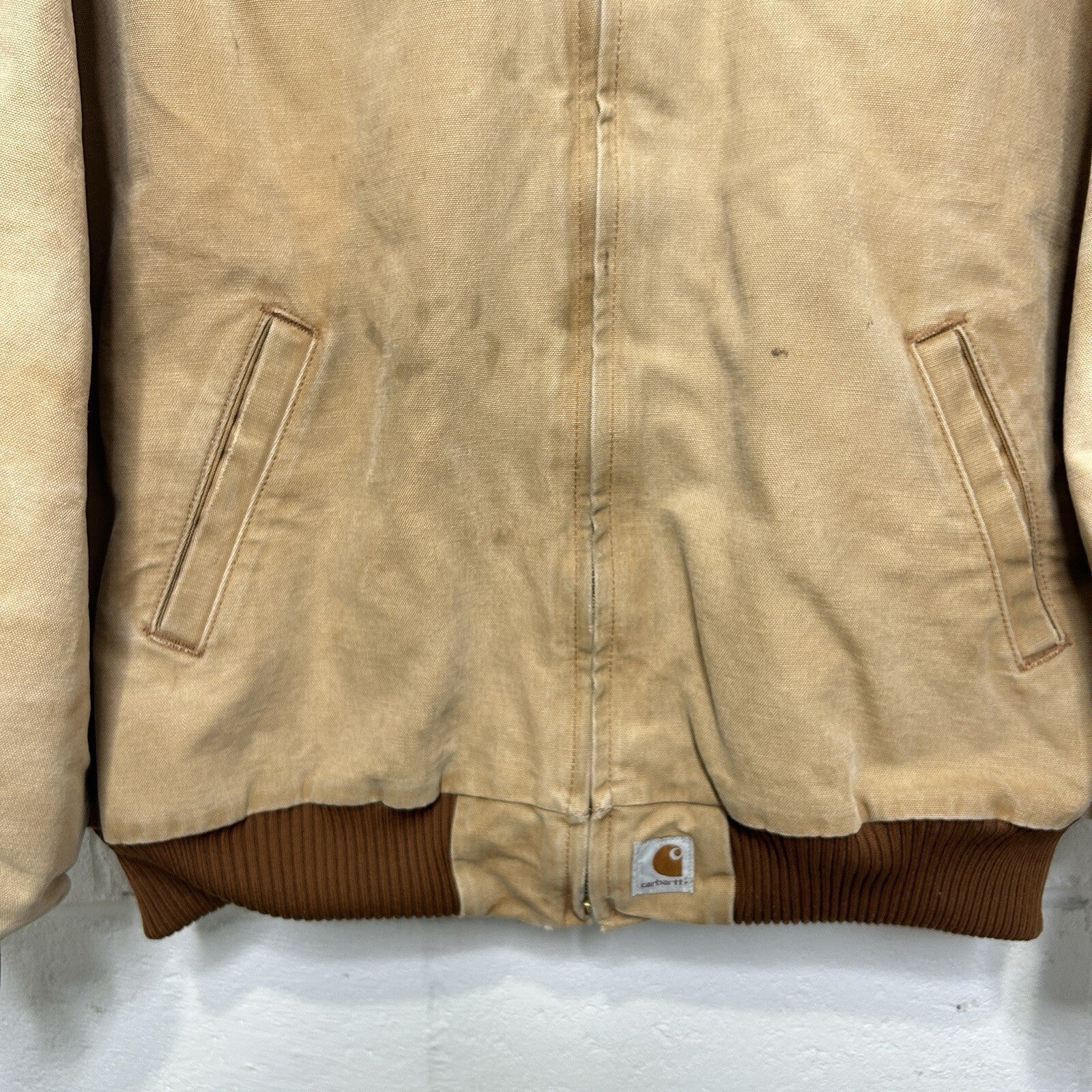 Vintage Carhartt Quilted Santa Fe Jacket “Brown” J13 BRN Men’s X-Large Worn