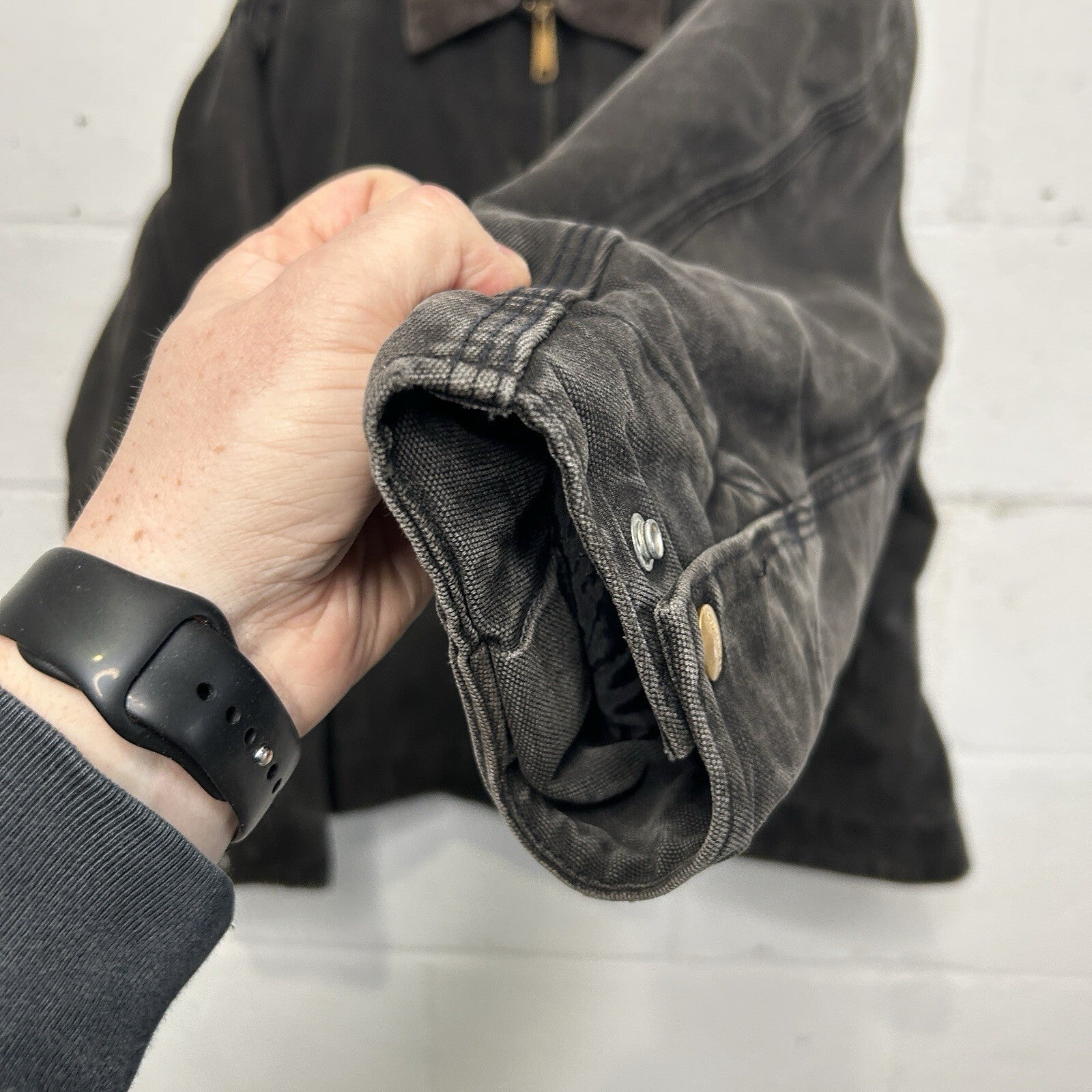 Vintage Carhartt Quilted Detroit Jacket “Black” J80 BLK Men’s X-Large
