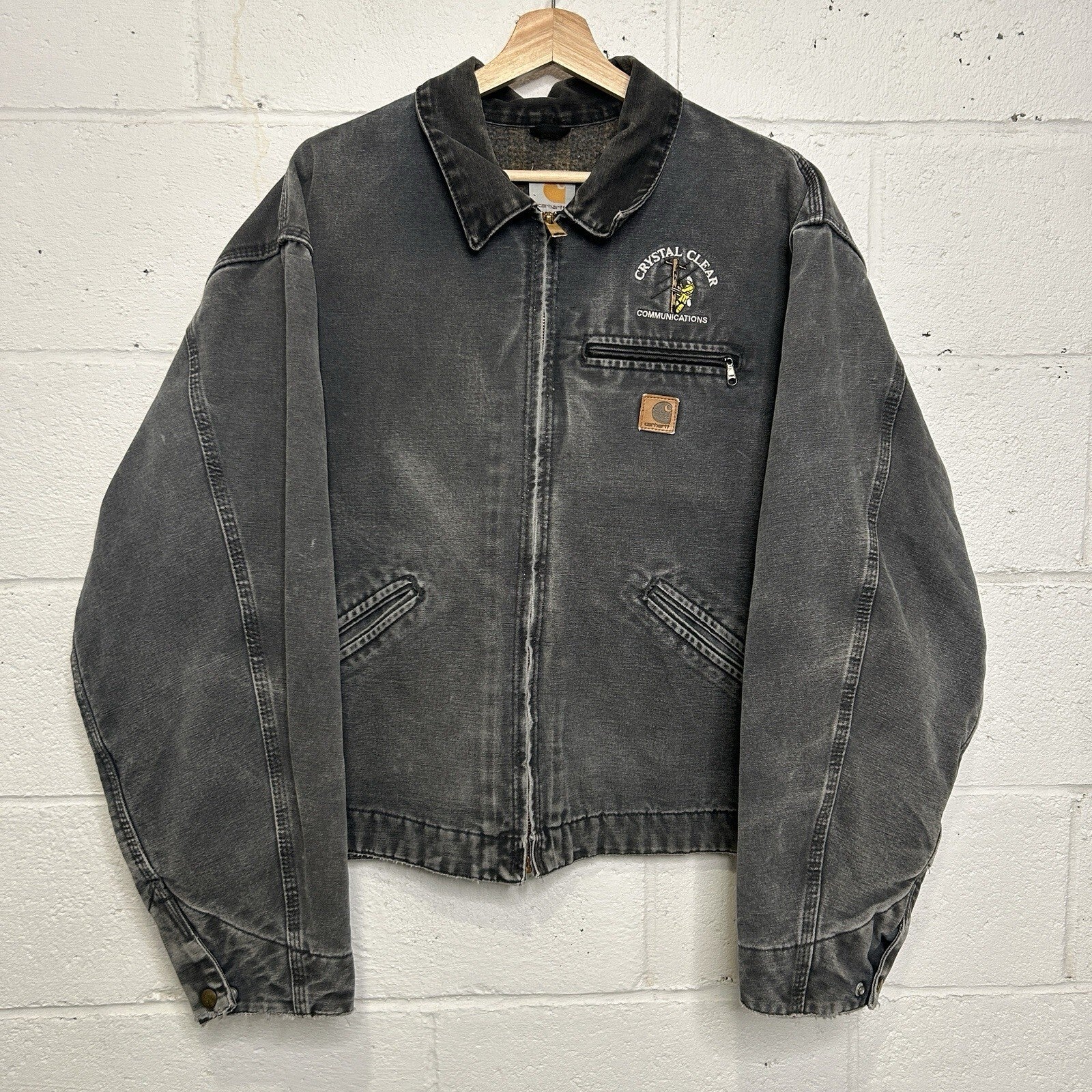 Vintage Carhartt Blanket-Lined Detroit Jacket “Gravel/Grey” J97 GVL Men’s 2XL