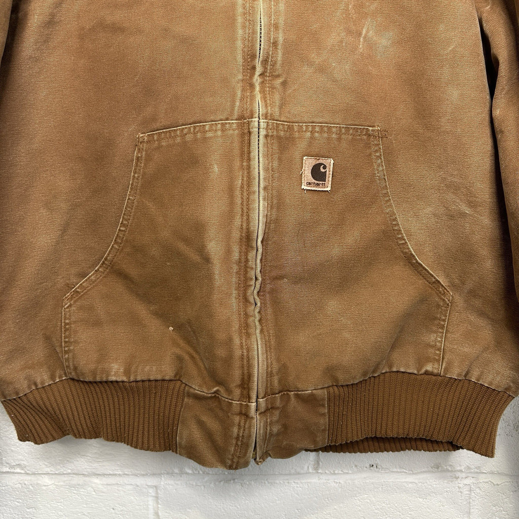 Carhartt Hooded Quilt-Lined Active Jacket “Brown” J130-211 Men’s X-Large
