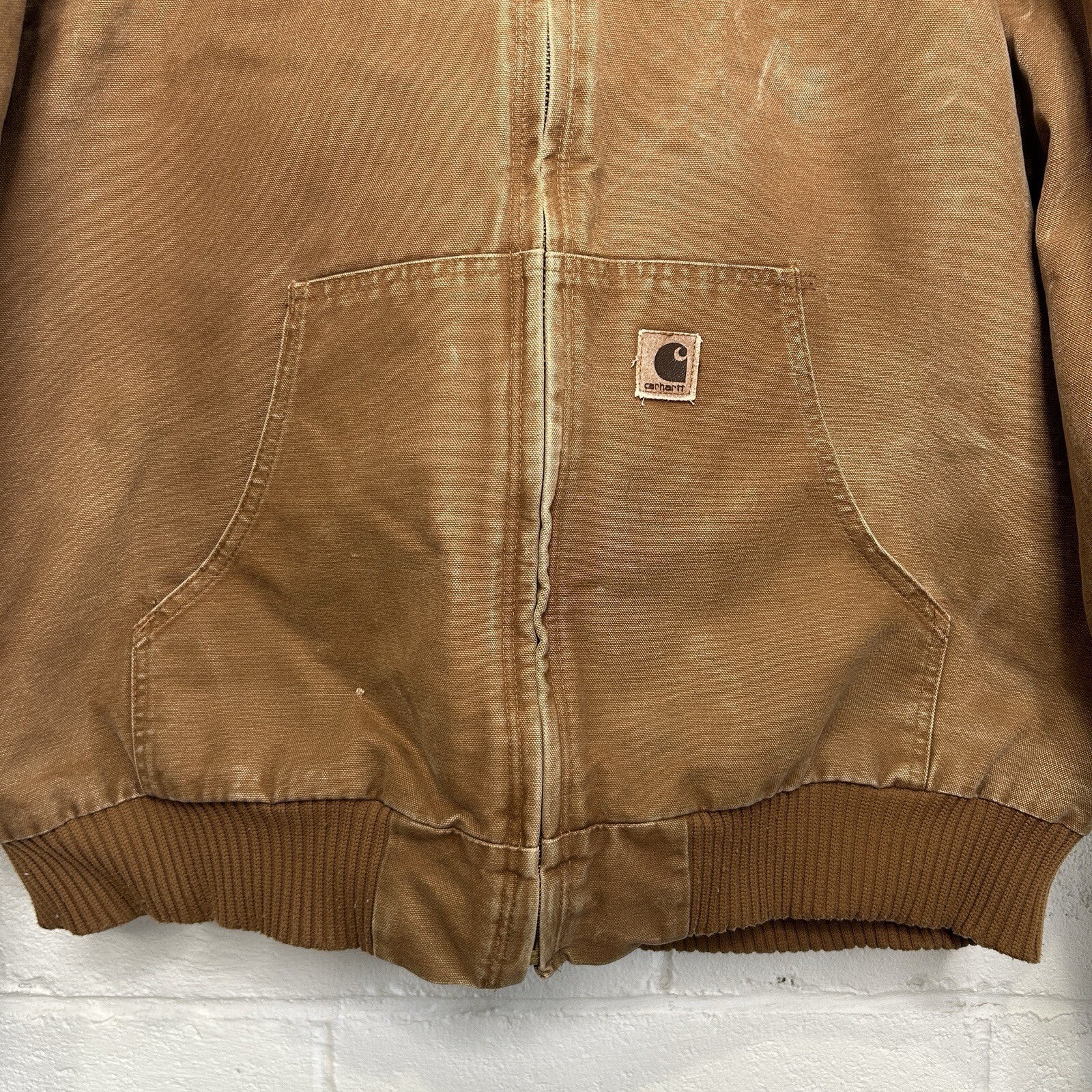 Carhartt Hooded Quilt-Lined Active Jacket “Brown” J130-211 Men’s X-Large