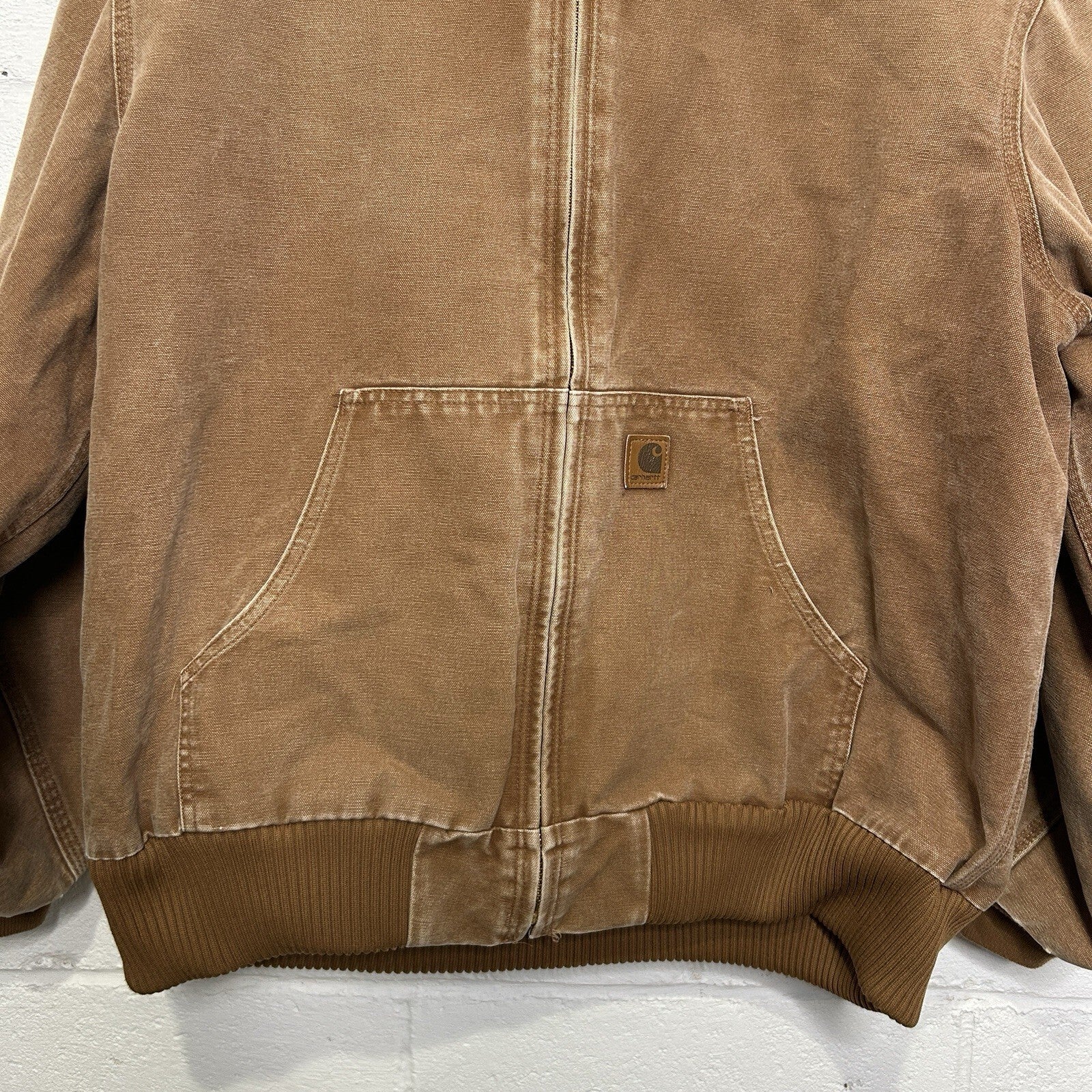 Carhartt Hooded Quilt-Lined Active Jacket “Brown” J130-211 Men’s X-Large