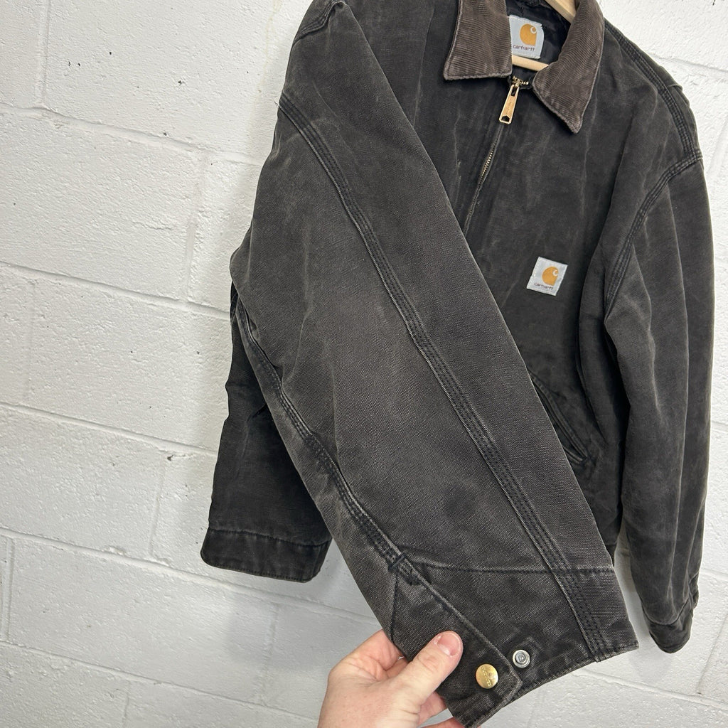 Vintage Carhartt Quilted Detroit Jacket “Black” J80 BLK Men’s X-Large