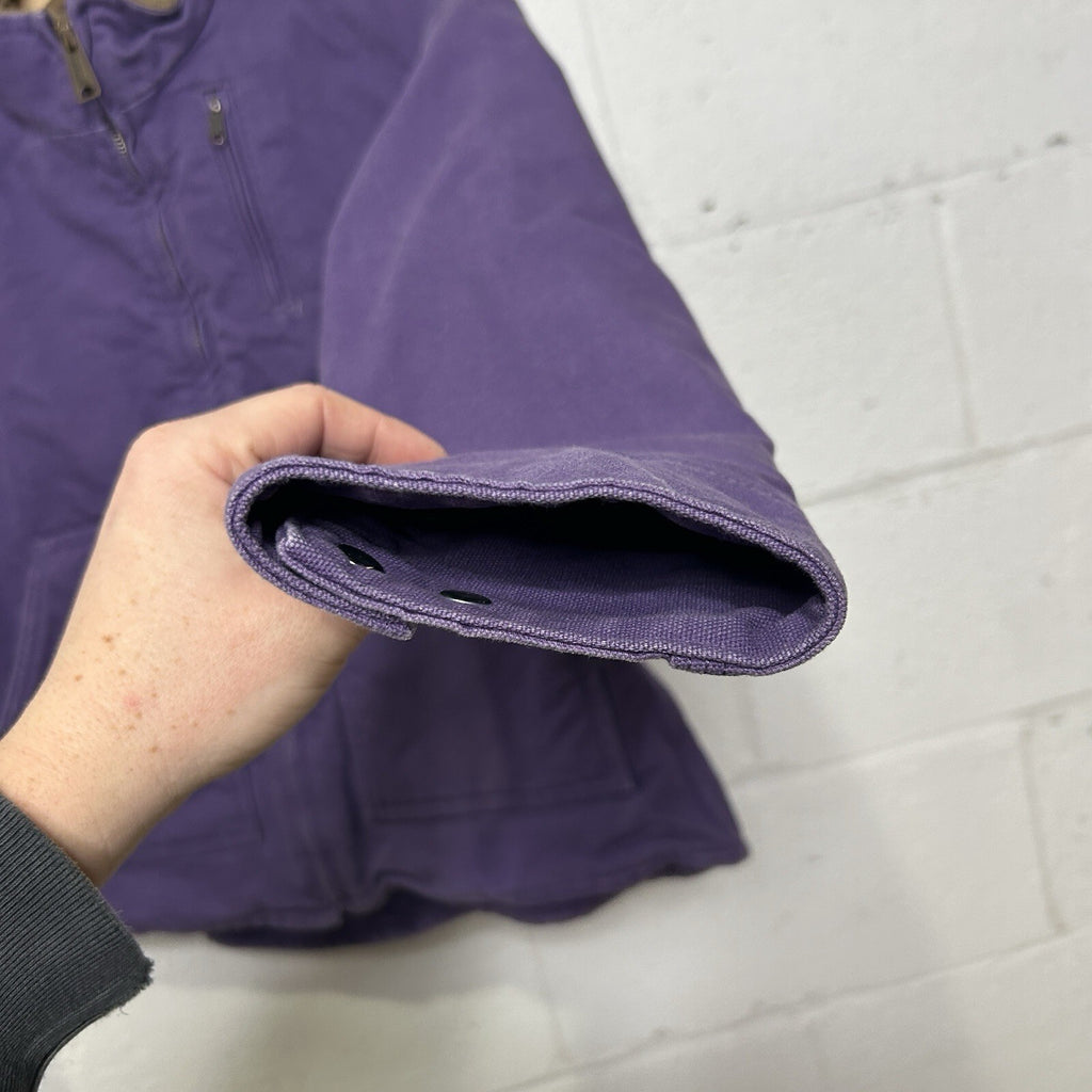 Vintage Carhartt Sherpa-Lined Sierra Jacket “Grape” WJ022 GPE Women’s Small