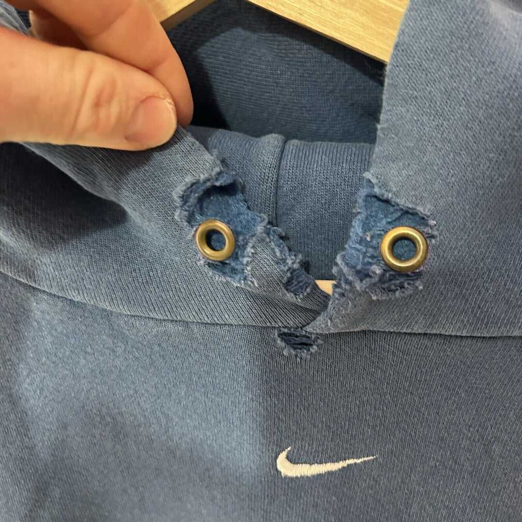 Vintage 90s Nike White Tag Center Swoosh Hoodie “Royal Blue” 2024