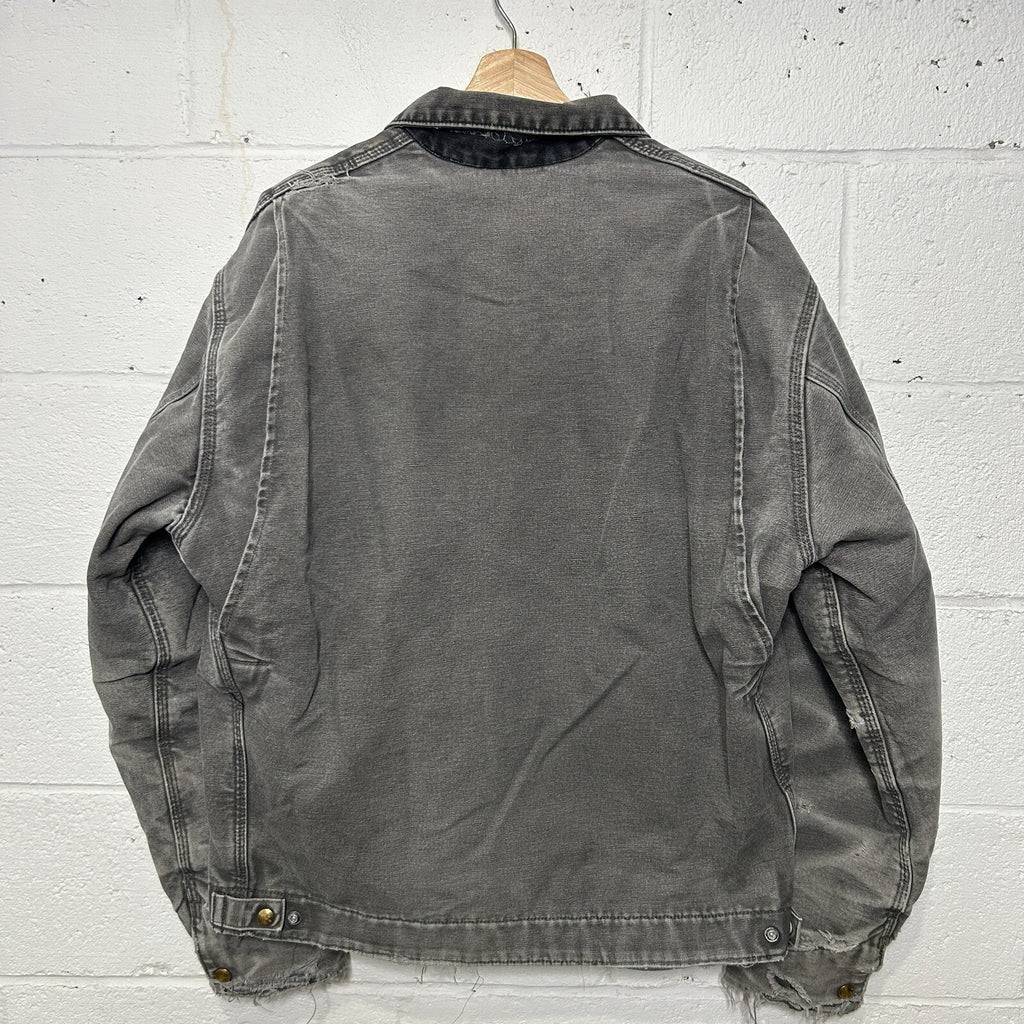 Thrashed Vintage Carhartt Blanket-Lined Detroit Jacket “Gravel” J97 GVL Men’s XL